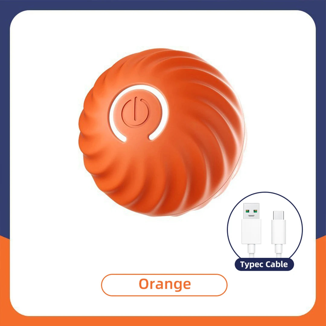 New Smart Pet Toy Ball Electric Interactive Game Automatic Jumping Rolling Ball Rechargeable Moving Puppy Cat Entertainment Toy