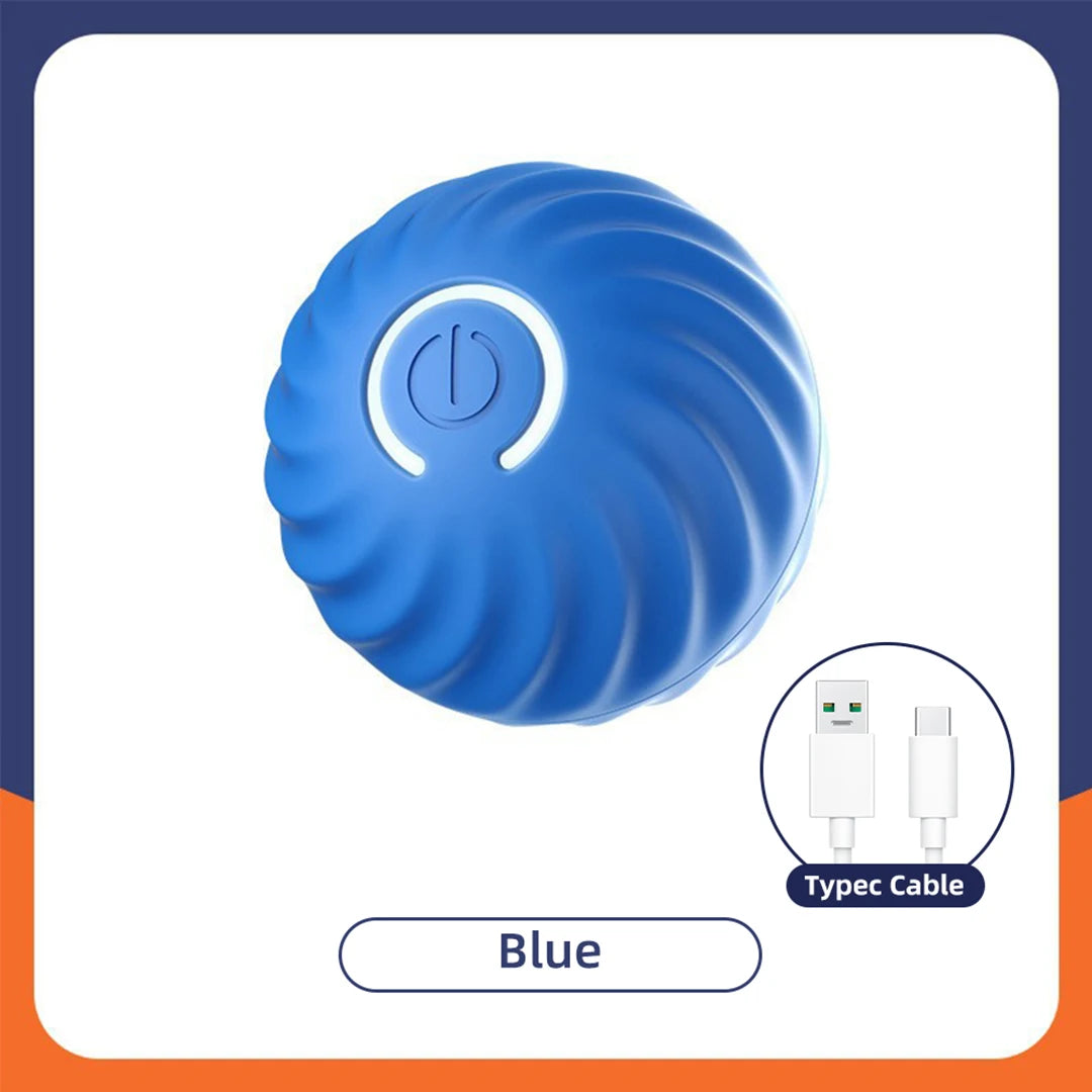 New Smart Pet Toy Ball Electric Interactive Game Automatic Jumping Rolling Ball Rechargeable Moving Puppy Cat Entertainment Toy